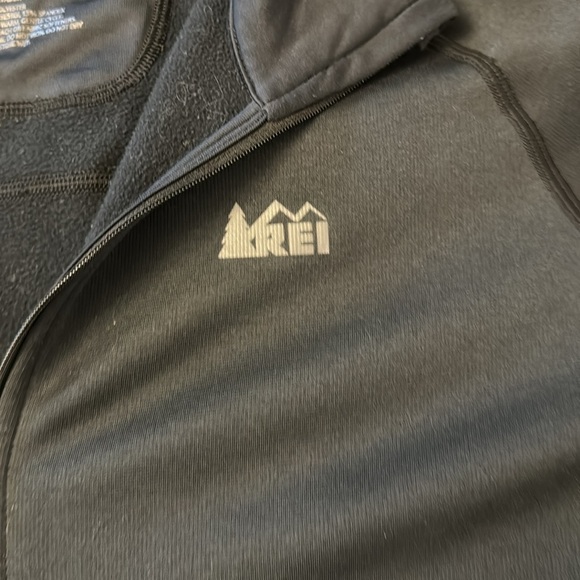 REI Black 3/4 Zip Mock Neck‎ Athletic Hiking Pullover - Picture 3 of 9